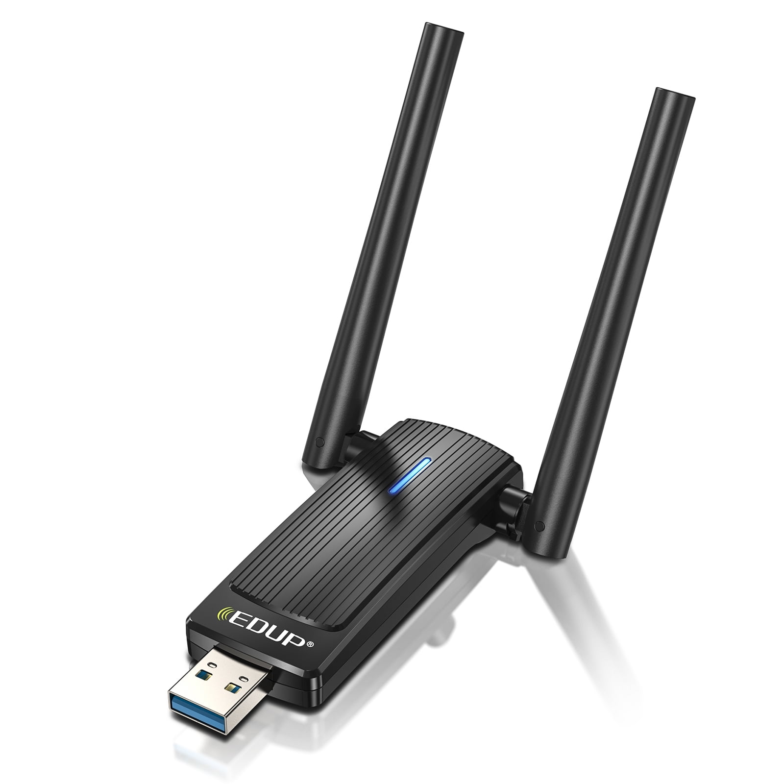 EDUP USB WiFi 6 Adapter for 802.11 AX 1800Mbps Dual Band - Walmart.com
