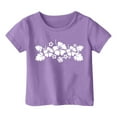 thumbnail image 3 of TZEWGL Chemise Mignonne pour Nouveau-Né Col Rond Manches Courtes Imprimé Graphique Vêtements pour Bébés Taille 4-5T, 3 of 3