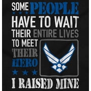 US Air Force Proud Parent Mom Dad Men's Graphic T Shirt Tees Brisco Brands S