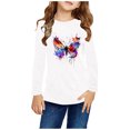 thumbnail image 2 of Spazoro Toddler Kids Girls Boys Sweatshirts, Fall Winter Crew Neck Long Sleeve Graphic Tops for Childs Girls Boys White Size 11 T, 2 of 5
