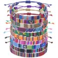 thumbnail image 3 of Here's a refined and engaging product description for your **10pcs Woven Bracelets Set**:\n\n \n\n### 🌿 10pcs Woven Bracelets Set – Adjustable Bohemian, 3 of 5