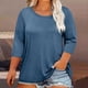 thumbnail image 2 of Sudadera con capucha gris con cremallera,Camiseta de manga larga estampada para mujer, blusa de poliéster, top informal holgado, camisa de cuello redondo para uso diario, sopatenor, 2 of 9