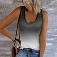 thumbnail image 2 of Eashery Tank Tops for Womens Crew Neck Vest Womens Vests Black 2XL, 2 of 5