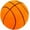 Orange-8.2in, variant on Silent Basketball Indoor Training Quiet Foam Ball Highly Elastic（8.2in）
