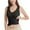 Black, variant on Meichang Layering Undershirts for Women with Shelf Bra Tank Tops Bodyshaper Slim Fit Sleeveless Cami Top Soft Cozy Basic Tee Shirts