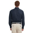 thumbnail image 2 of Harriton M581T Men's Tall Foundation 100% Cotton Long-Sleeve Twill Shirt with Teflon, 2 of 3