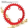 thumbnail image 4 of Aluminum Alloy CNC Machined 36T Round Bike Chainring for Mountain Road Bike with Balanced Output and Anodized Finish, 4 of 7