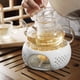 thumbnail image 5 of Calentador de tetera de porcelana calentador de estufa de té redondo de fácil operación almohadilla inferior suave para uso doméstico ANGGREK Otros, 5 of 8