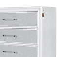 thumbnail image 6 of Pemberly Row Contemporary 5 Drawer Wood Chest in White Finish, 6 of 7