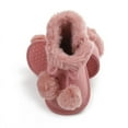 thumbnail image 3 of Infant Baby Girl Boots Shoes Warm Wool Snow Winter Anti-Slip Newborn Toddler Prewalker For 0-18 Months, 3 of 3