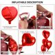 thumbnail image 4 of 50 Uds celebración de boda 18 pulgadas amor rojo globo de membrana de aluminio Día de San Valentín propuesta de matrimonio presentación decoración de fiesta, 4 of 5