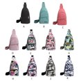 thumbnail image 2 of Jumpingount Bolso bandolera ligero y práctico para llevar fácilmente Bolso bandolera para mujer Bolso bandolera Asross Morado claro Type3 NO3, 2 of 6