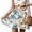 White Skirts for Women, variant on Summer Clearance Sales Iumwxz Cute Leisure Ruffle Lace-up Beach Skirts Womens Savings Skirts Floral Graphic Skirts Elastic Mid Waist Mini Skirt for Women Loose Flowy Dating