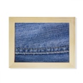 thumbnail image 1 of Denim Jean Cowboy Lining Textile Desktop Photo Frame Picture Art Decoration Painting 6x8 inch, 1 of 3