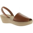 thumbnail image 2 of Kenneth Cole Reaction Womens Fine Glass Metallic Peep-Toe Wedge Sandals, 2 of 6