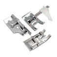 thumbnail image 1 of Metal a prueba de óxido Stitch Ditch Foot Patchwork Presser Foot Set Máquinas de zurcir domésticas 3 piezas tholdsy HA7639-00B, 1 of 6