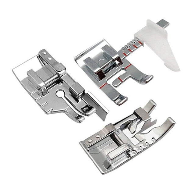 Metal a prueba de óxido Stitch Ditch Foot Patchwork Presser Foot Set Máquinas de zurcir domésticas 3 piezas tholdsy HA7639-00B
