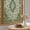 Green, variant on Window Privacy Film, Diamond Medallion Stained Glass Rainbow Film Vintage Traditional Brown Beige Abstract Floral Decorative Window Clings, Static Cling Sun Blocking Stickers For Bathroom 17.7"x39.3"