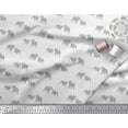 thumbnail image 3 of Soimoi Crepe Silk Fabric Bull Dog Printed Craft Fabric by The Yard 42 Inch Wide, 3 of 3