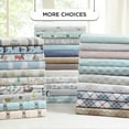 thumbnail image 3 of Regency Heights Twin XL Size Cotton Flannel Sheet Set, 3-Piece Flannel Bed Sheets Twin XL, 100% Cotton Bed Sheets Set with Deep Pocket, Gray Skiers, 3 of 6