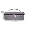thumbnail image 3 of Large Insulated Lunch Bag Cooler Tote with Zipper Closure for Adults, Soft Lunch Box Cooler Bag with Top Handle for Men and Women, Portable Durable Lunch Tote Bag for Work Travel Office, 3 of 7