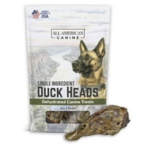 All American Canine Duck Heads, 2 count