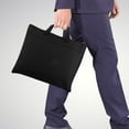 thumbnail image 1 of KONTONTY Portable Document Briefcase Black Oxford Cloth Large Capacity File Storage for Business Meetings, 1 of 8