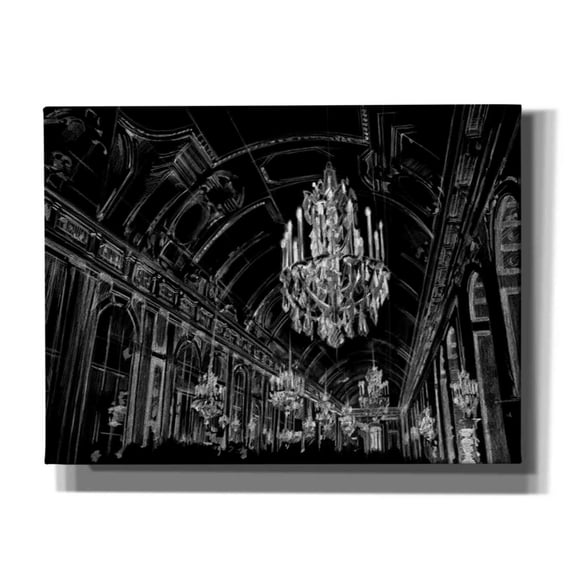 Epic Graffiti 'Ballroom Sketch' by Ethan Harper Canvas Wall Art, 16"x12"