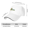 thumbnail image 4 of Coker University Logo Casual Sandwich Baseball Cap Adjustable For Men For Women, 4 of 6