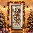 thumbnail image 4 of Eagokdc Christmas Door Cover Decorations Holiday Wall Hanging Tapestry, Xmas Front Door Cover Curtain for Hallway Balcony‑Railing Display, 4 of 6
