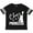 Football Black and White, variant on Cheer Princess Cheerleader Girls Toddler T-Shirt