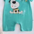 thumbnail image 4 of Sopiago Baby Boys Girls Romper One-Piece Beach Outfit Summer Clothes 0-24 Months Baby Boy Rompers Green,3-6 Months, 4 of 4