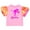 Pink, variant on Barbie Toddler Girls Metallic Print Pullover T-Shirt Toddler to Big Kid