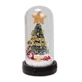 thumbnail image 1 of de Navidad de mesa LED, miniárbol de Navidad con luz, adorno de escritorio, manualidades, de Navidad Artificial de vidrio de resina para Estilo B, 1 of 8