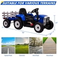 thumbnail image 6 of ALICIAN Kids Powered Ride-Ons, Ride on Car ,Toddler Riding, Driven Electric tractor, Large Manned Toy Car, Farm Simulation Driving ,With Remote Control/7-led /Horn/MP3 Player, 6 of 8