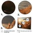 thumbnail image 3 of Designart "A Mesmerizing Golden Sands wall art X" Landscapes Floater Framed Canvas Wall Art, 3 of 7