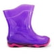 thumbnail image 4 of Bota Lluvia Niña Bubble Gummers Burbujas Lila Cristal 13-21 lila 20, 4 of 6