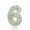 Number 6, variant on Goleeg Birthday Candles - Number 3 Candle, Colorful Macaron Candles, Cake Decorations, Theme Party Supplies
