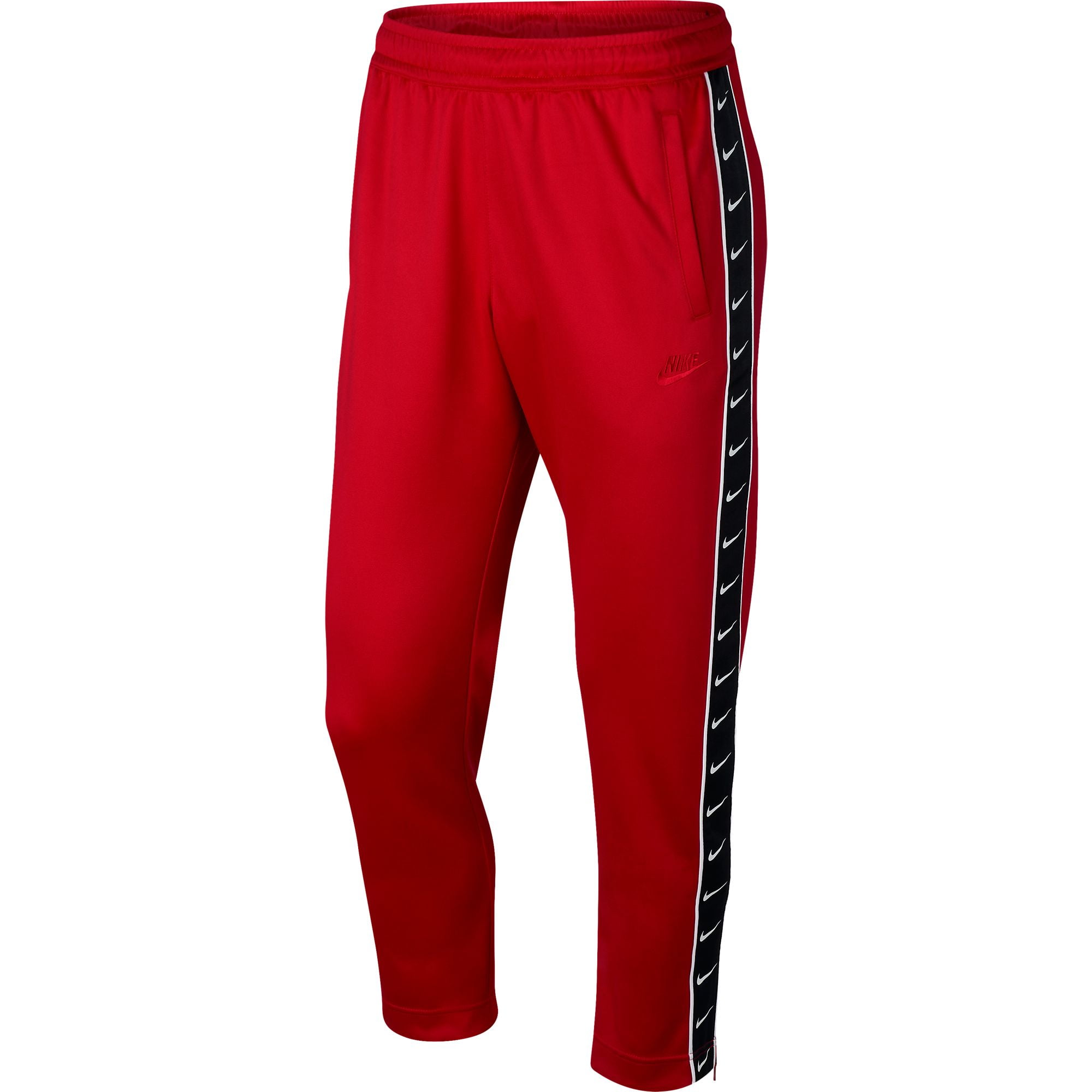 voorbeeld stikstof snelweg Nike Men's Taped Poly Track Pants Red-Black-White ar3142-657 - Walmart.com
