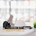 thumbnail image 2 of Handmadetneonsign Accoutant Metal Nameplate, Accoutant Desk Nameplate, Accoutant Desk Name Plate Decor, 2 of 5