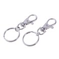 thumbnail image 3 of Paquete de 20 cierres giratorios Cordón a presión Cierre de pinza de ngosta Accesorios de joyería, s de lvero de aleación de 5.2 g Baoblaze Clip giratorio de llavero de gatillo, 3 of 8