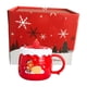 thumbnail image 3 of Taza de café de Navidad Bebidas Taza de té y tapa Taza de cerámica de Navidad decorativa de 430 ml para oficina Cocina Fiesta de Acción de , BLESIY Taza de café, 3 of 8
