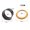 For 1500W, variant on Oil-Free Piston Ring for Air Compressor Cylinder Sleeve, 2pcs Set