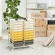 thumbnail image 5 of Carro con 20 Cajones con ruedas Costway Multiuso Organizador Herramientas 64 x 39 x 88 cm amarillo, 5 of 10