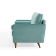 thumbnail image 6 of Sofa, Velvet, Blue, Modern Contemporary Urban Design, Living Lounge Room Hotel Lobby Hospitality, 6 of 10