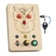 thumbnail image 4 of Tablero ocupado con interruptor LED, desarrollo educativo con botones, juguetes sensoriales físicos para exteriores, enseñanza, fiesta de educación, 4 of 9