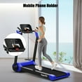 thumbnail image 4 of Gymax Folding 2.25HP Electric Treadmill Running Machine w/ LED Display Navy, 4 of 10