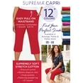 thumbnail image 2 of Catherines Women's Plus Size Suprema Capri (With Pockets), 2 of 6
