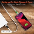 thumbnail image 3 of HyperGear 15378 3-Amp Charge and Sync Flexi USB-A to Lightning Flat Cable, 6 Feet, 3 of 9