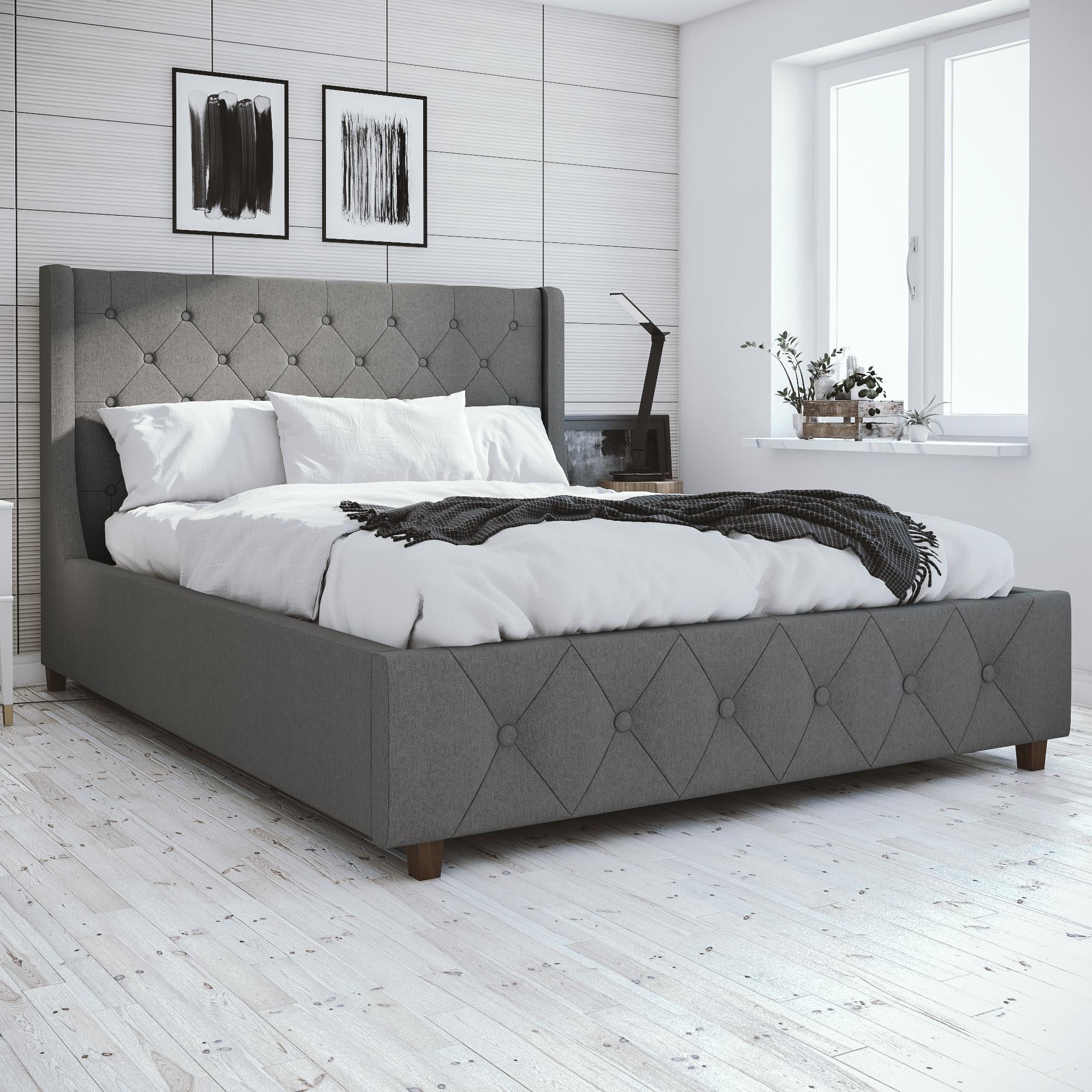 CosmoLiving by Cosmopolitan Mercer Upholstered Bed, Multiple Colors